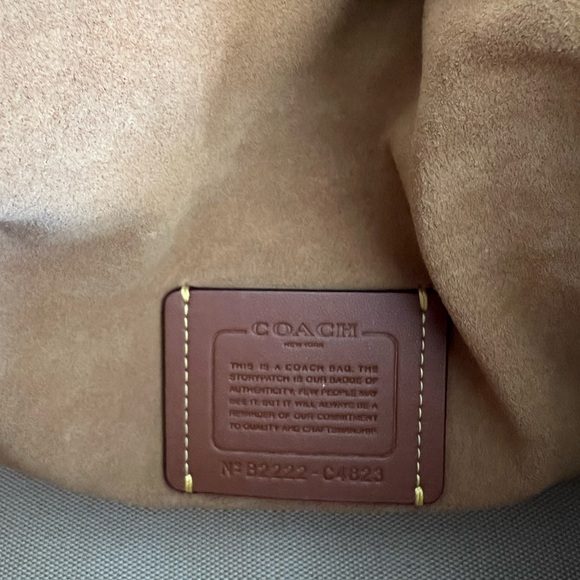 NWOT Coach Orange/Red Soft Tabby Bag - Picture 8 of 10